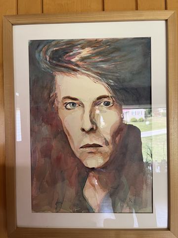 Bowie framed